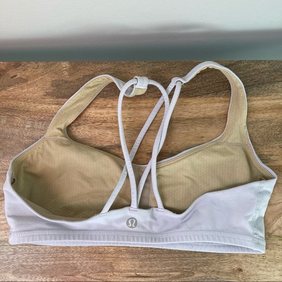 Lululemon Free To Be White Sports Bra - Picture 5 of 6